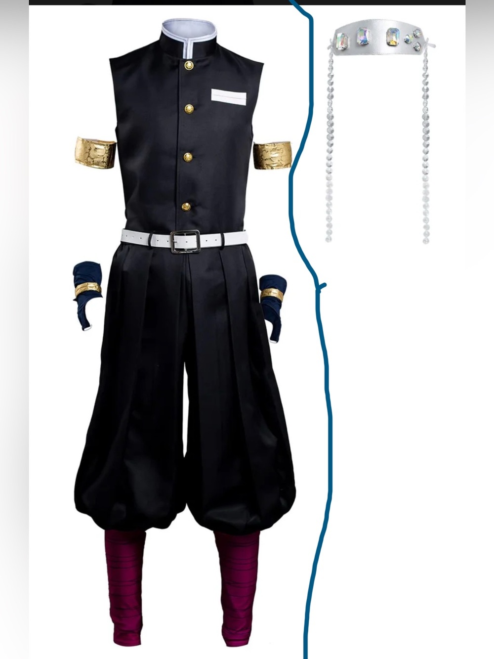 Demon Slayer Sound Hashira Tengen Uzui Cosplay Outfit/Costume